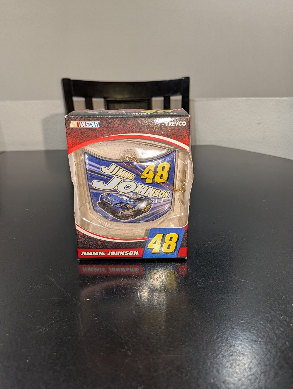 Jimmie Johnson #48 Lowes Race Car Hood NASCAR Collectible Ornament Trevco 2008